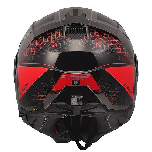 LS2 Advant 2 Astral K�rm�z� �ene A��l�r Motosiklet Kask�
