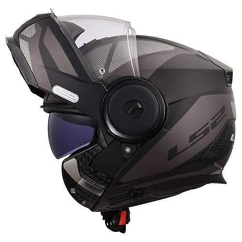 LS2 Scope 2 Axis ene Alr Motosiklet Kask Mat Siyah-Ttanum