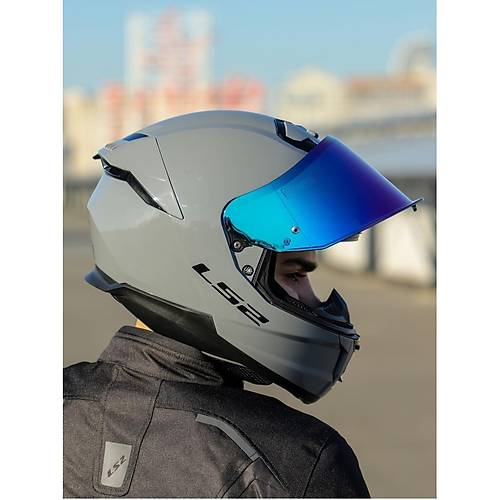LS2 Stream 2 Nardo Gri Full Face Motosiklet Kask� G�kku�a�� Caml�