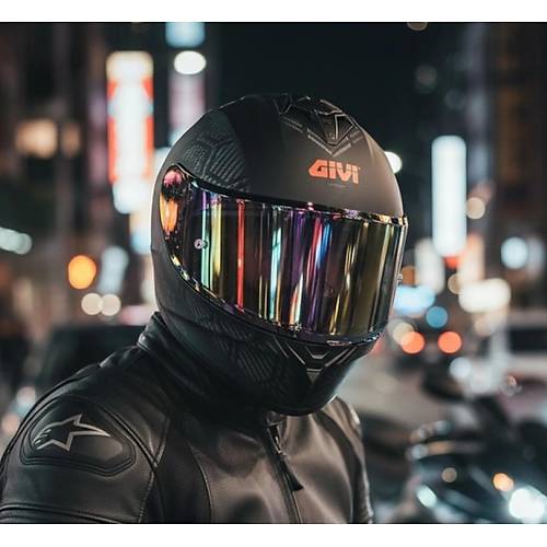Givi  50.x Snake Mat Karbon Kapal� Motosiklet Kask� Spectra G�kku�a�� Caml�