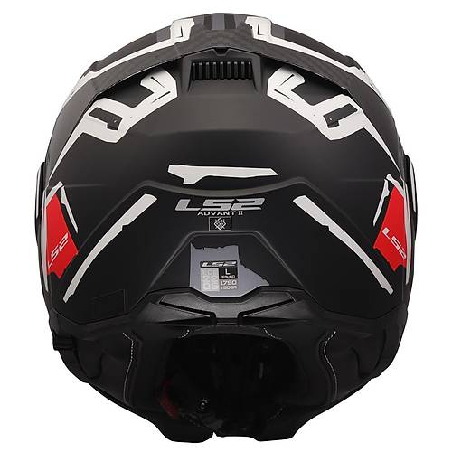 LS2 Advant 2 Tape Mat Siyah-Beyaz �ene A��l�r Motosiklet Kask�