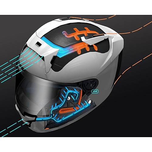Shoei X-Sp�r�t Pro Siyah Kapal� Motosiklet Kask�