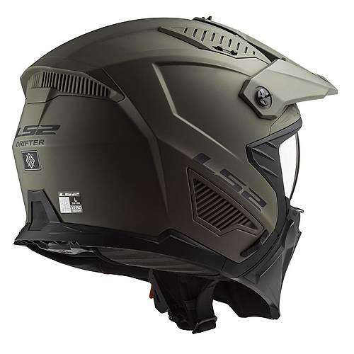 LS2 Dr�fter �ene ��kar�labilir Mod�ler Motosiklet Kask� Mat Kum