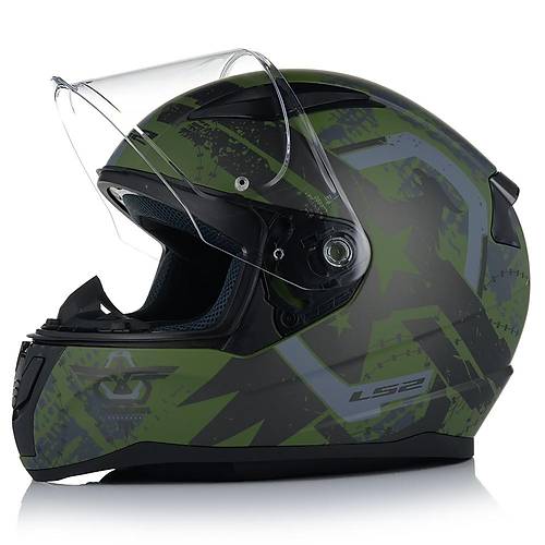 LS2 RAPID 2 THUNDER BIRDS KAPALI MOTOSKLET KASKI