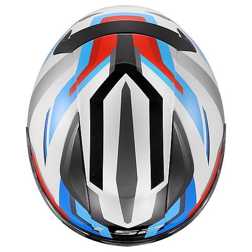 Ls2 Rap�d 2 Hyper Full Face Motosiklet Kask� Beyaz - Mavi - K�rm�z�