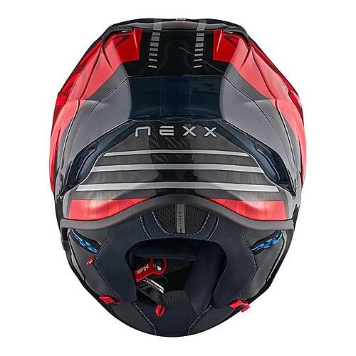 Nexx X.R3R Sw�rl Karbon K�rm�z� Kapal� Motosiklet Kask�