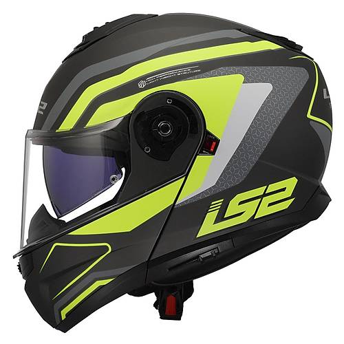 LS2 Strobe 2 Phantom Neon Sar ene Alr Motosiklet Kask