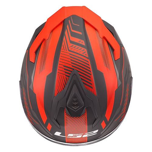 LS2 Challenger 2 Drav�x Mat K�rm�z� Kapal� Motosiklet Kask�