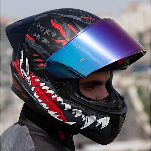 LS2 Rapd 2 Race Kaju Fullface Motosiklet Kask Gkkua Caml