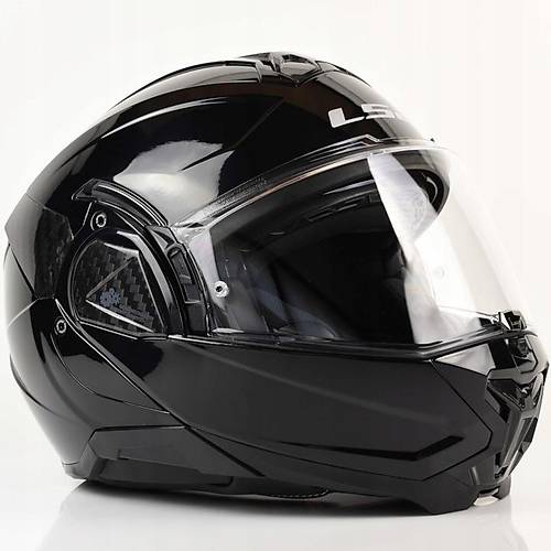 LS2 Advant 2 Parlak Siyah �ene A��l�r Motosiklet Kask�