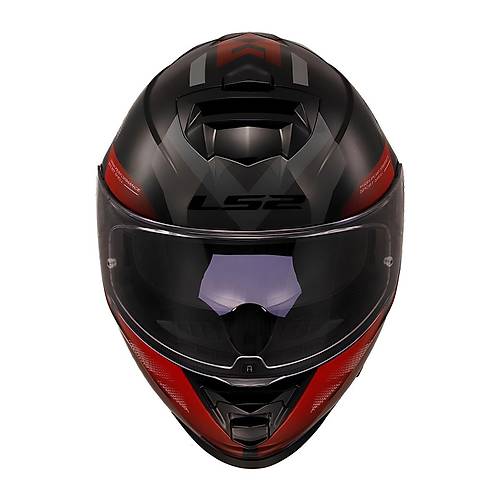 LS2 Storm 2 Kronos K�rm�z�-Gri Kapal� Motosiklet Kask�