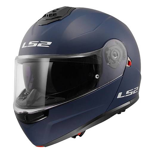 LS2 Strobe 2 Mat Navy Mavi ene Alr Motosiklet Kask