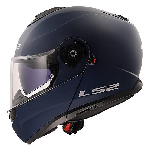 LS2 Strobe 2 Mat Navy Mavi ene Alr Motosiklet Kask