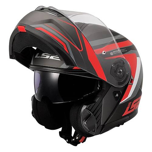 LS2 Strobe 2 Phantom Krmz ene Alr Motosiklet Kask