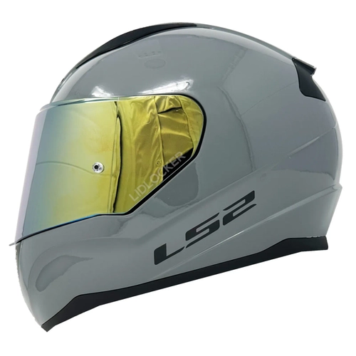 LS2 Rapd 2 Nardo Gri Fullface Motosiklet Kask Gold Caml