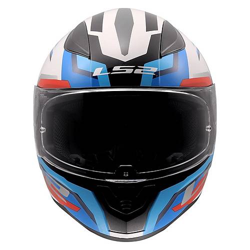 Ls2 Rap�d 2 Hyper Full Face Motosiklet Kask� Beyaz - Mavi - K�rm�z�