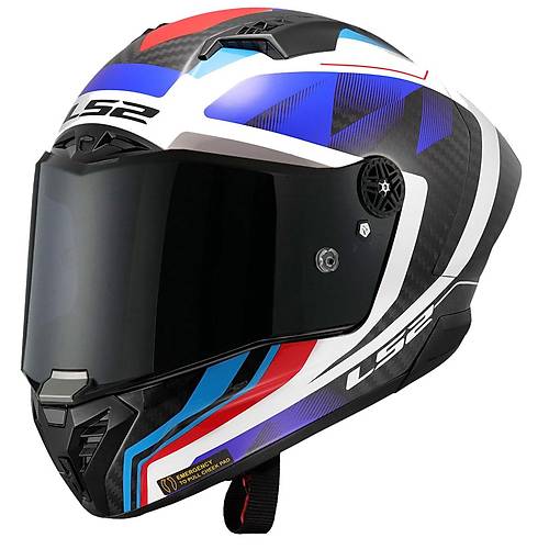 LS2 Thunder Karbon Gp Aero Raute Mavi-K�rm�z� Full Face Motosiklet Kask�