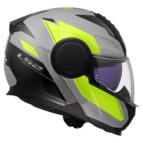 LS2 Scope 2 Duria ene Alr Motosiklet Kask Gri-Neon Sar