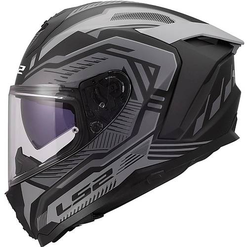LS2 Challenger 2 Drav�x Mat Gri Kapal� Motosiklet Kask�