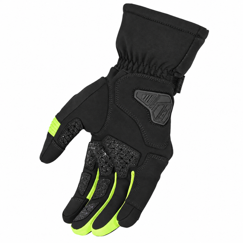 LS2 Snow Evo H20  Siyah-Neon Sar� K��l�k Motosiklet Eldiveni