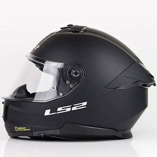 LS2 Stream 2 Mat Siyah Full Face Motosiklet Kask