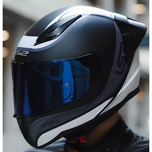 LS2 RAPID 2 RACE DEEPER FULLFACE MOTOSKLET KASKI MAV CAMLI