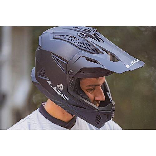 LS2 Fast 2 Kross Kask (Mat Siyah)