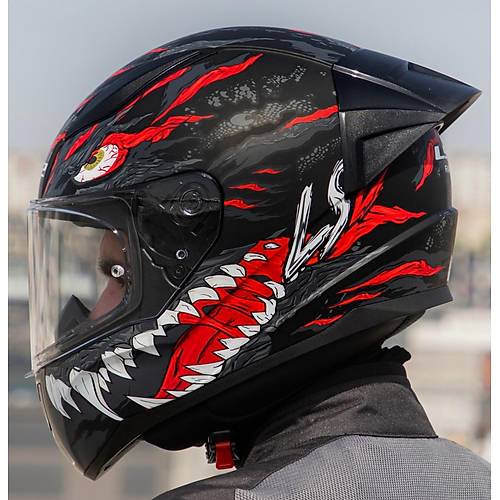 LS2 Rapd 2 Race Kaju Fullface Motosiklet Kask