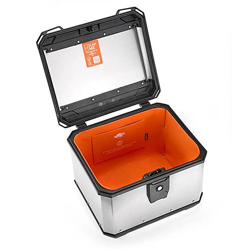 Kappa KMX500A Al�minyum Motosiklet Arka �anta Gri 50 LT