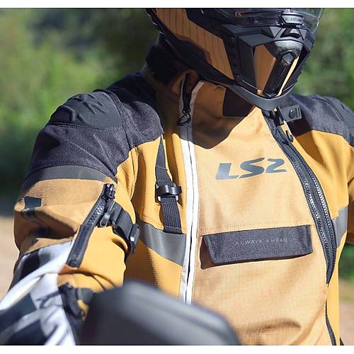LS2 X-Master Kum-Siyah-Gri 4 Mevsim Motosiklet Montu