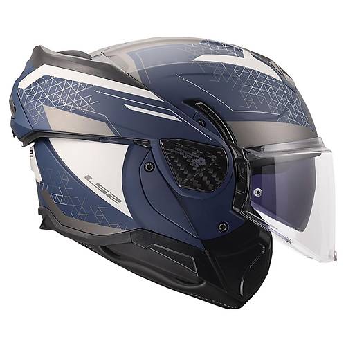 LS2 Advant 2 Astral Mat Mavi ene Alr Motosiklet Kask