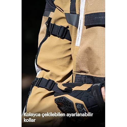LS2 X-Master Kum-Siyah-Gri 4 Mevsim Motosiklet Montu