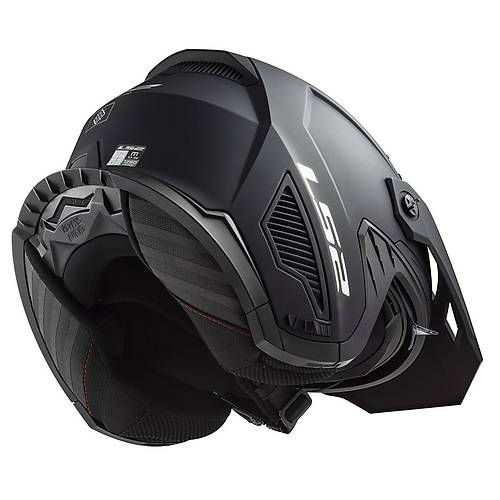 LS2 Dr�fter �ene ��kar�labilir Mod�ler Motosiklet Kask� Mat Siyah