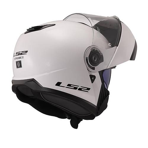 LS2 Strobe 2 Beyaz ene Alr Motosiklet Kask