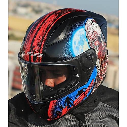 LS2 Rapd 2 Race Zombe Fullface Motosiklet Kask