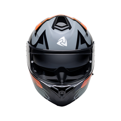 Nukro 938-SV Siyah-Turuncu �enea��l�r Motosiklet Kask�