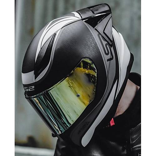 LS2 RAPID 2 RACE DEEPER FULLFACE MOTOSKLET KASKI GOLD CAMLI