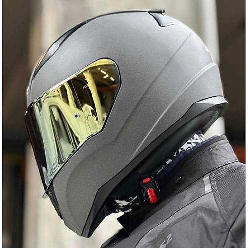 LS2 Rap�d 2 Mat Concrete Full Face Motosiklet Kask� Gold Caml�