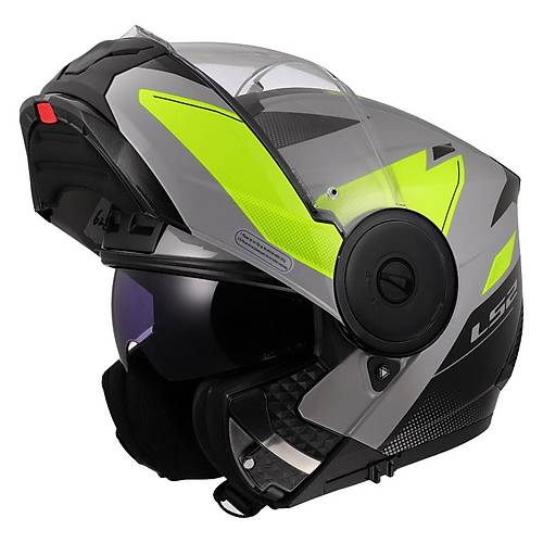 LS2 Scope 2 Duria ene Alr Motosiklet Kask Gri-Neon Sar