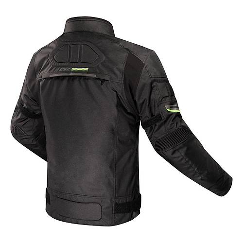 LS2 Shadow 4 Mevsim Motosiklet Montu Siyah-Neon Sar�