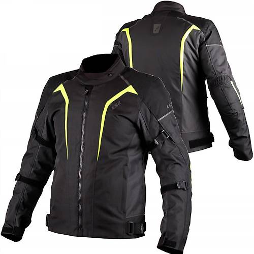 LS2 Sepang 4 Mevsim Motosiklet Montu Siyah-Gri-Neon Sar