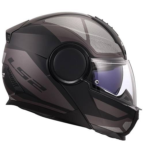 LS2 Scope 2 Axis ene Alr Motosiklet Kask Mat Siyah-Ttanum