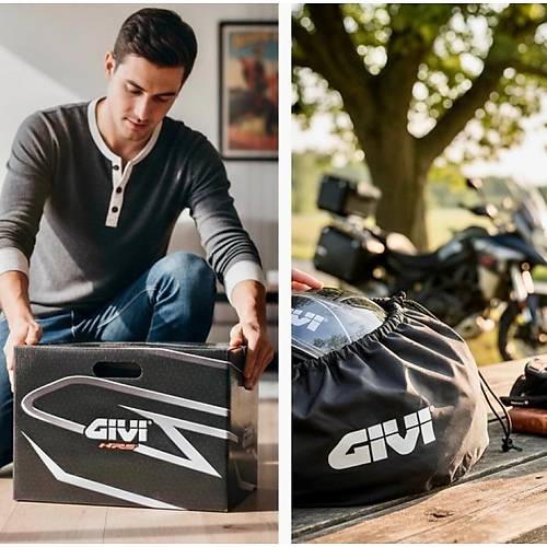 Givi  50.x Mat Siyah Kapal� Motosiklet Kask� Spectra Siyah Caml�