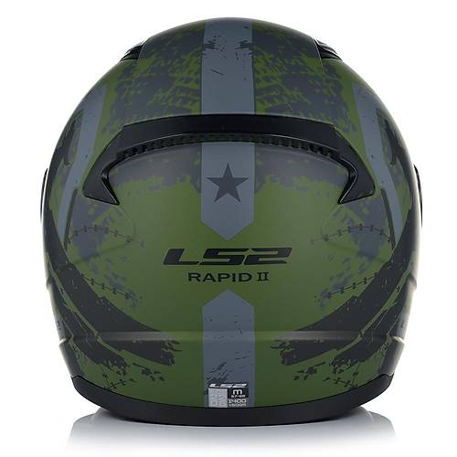 LS2 RAPID 2 THUNDER BIRDS MAT YEL MOTOSKLET KASKI MAV CAMLI