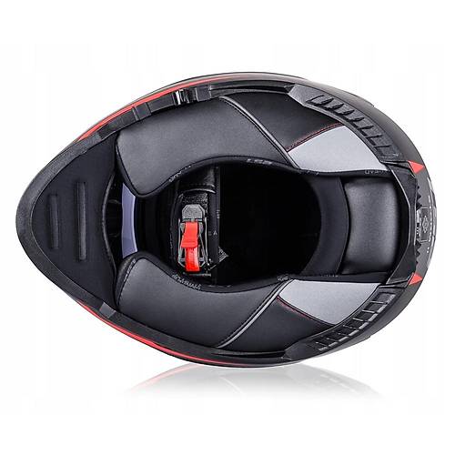 LS2 Storm 2 Racer Kapal Motosiklet Kask Mat Ttanum-Neon Turuncu