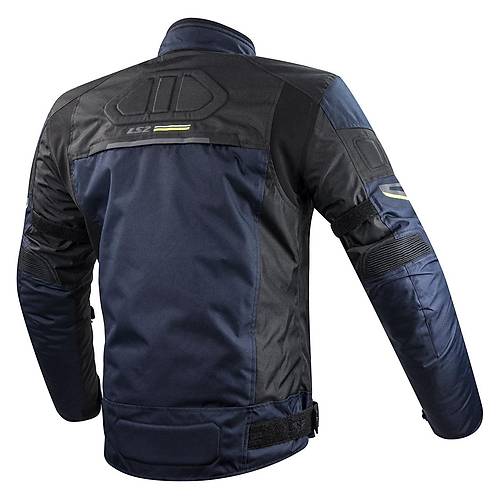 LS2 Shadow 4 Mevsim Motosiklet Montu Mavi-Siyah-Neon Sar�