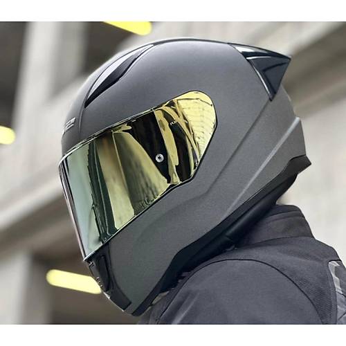 LS2 Rap�d 2 Race Mat Concrete Full Face Motosiklet Kask� Gold Caml�