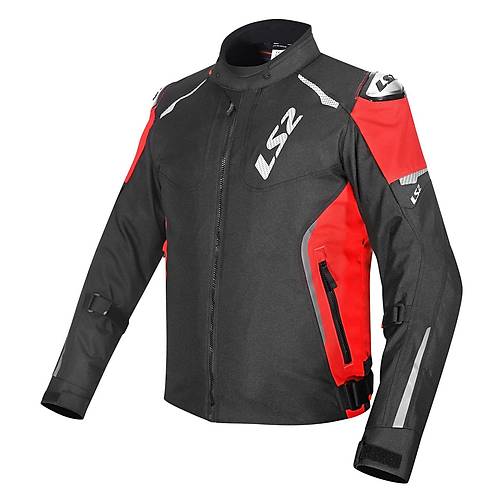 LS2 Zoom Siyah-K�rm�z� 4 Mevsim Motosiklet Montu