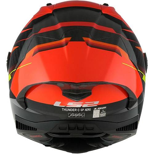 LS2 Thunder Karbon Gp Aero F�re K�rm�z�-Siyah Full Face Motosiklet Kask�