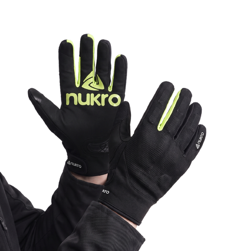 Nukro Ervo A�r Neon Sar� Yazl�k Motosiklet Eldiveni